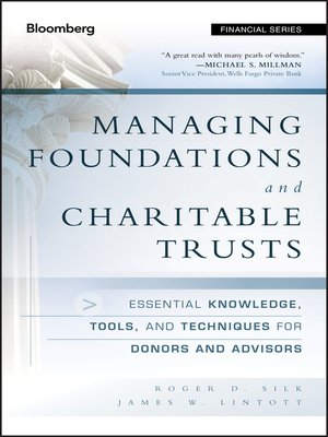 cover image of Managing Foundations and Charitable Trusts
